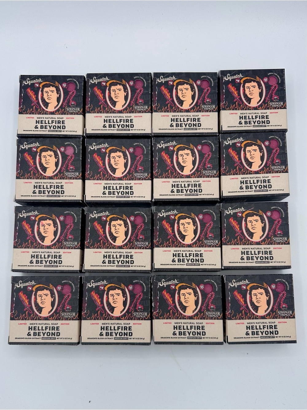 Dr Squatch X Stranger Things Hellfire & Beyond Soap lot of 16